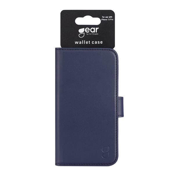 Gear iPhone 13 Pro Etui med Kortholder Blå