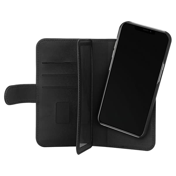 Gear iPhone 13 Pro Kotelo 7 Korttitaskuja Irrotettava Kuori Musta