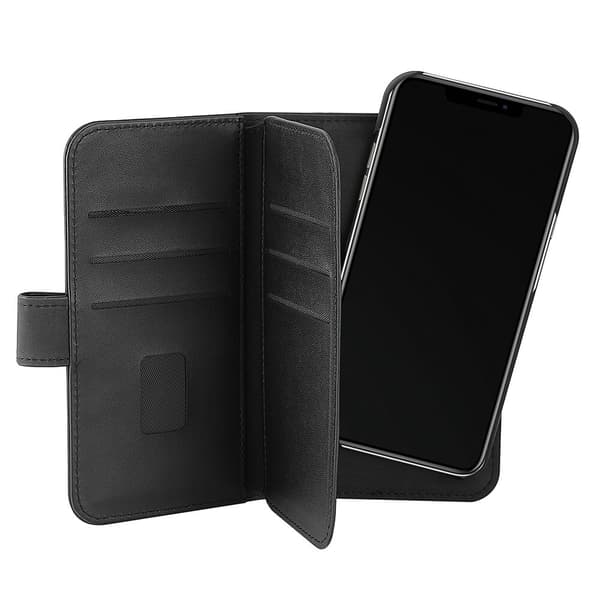 Gear iPhone 13 Pro Kotelo 7 Korttitaskuja Irrotettava Kuori Musta