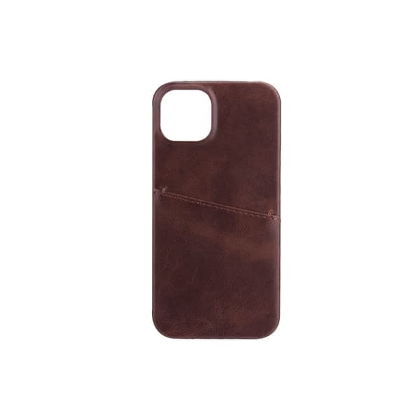 Onsala iPhone 13 Kuori Korttitaskulla Ruskea