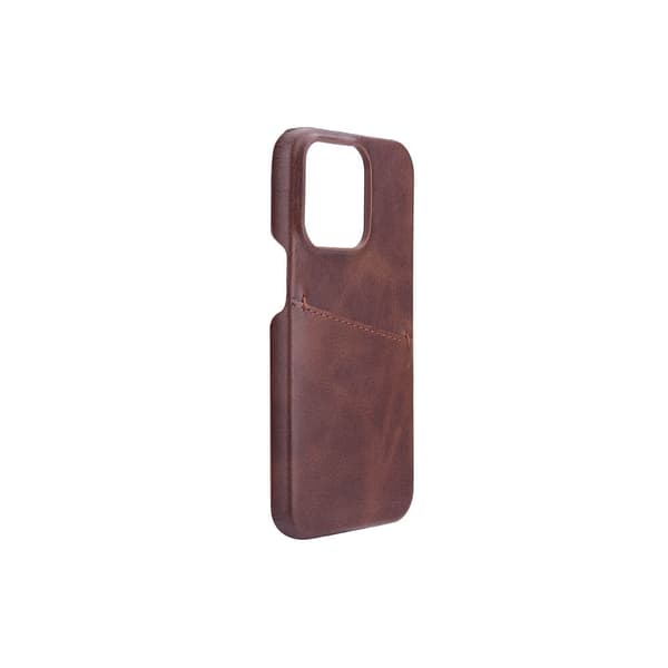 Onsala iPhone 13 Pro Kuori Korttitaskulla Ruskea