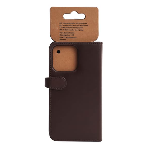 Buffalo iPhone 13 Pro Etui Buffalo Avtakbart Deksel Brun