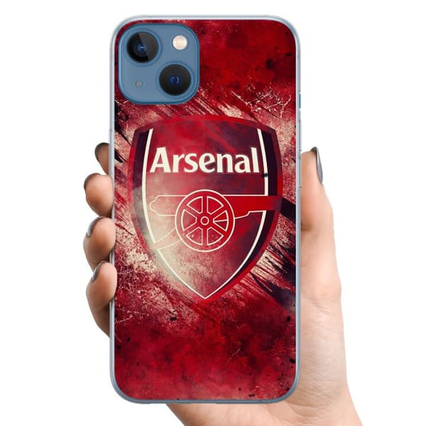 Apple iPhone 13 TPU Mobildeksel Arsenal Fotball