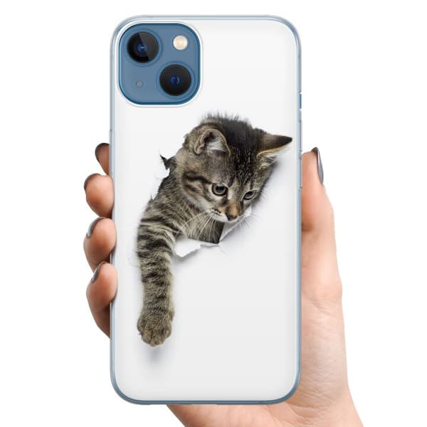 Apple iPhone 13 TPU Mobildeksel Katt