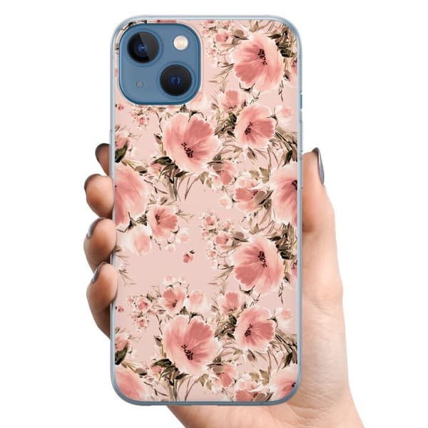 Apple iPhone 13 TPU Matkapuhelimen kuori Kukkia