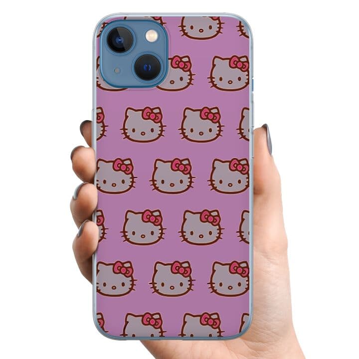 Apple iPhone 13 TPU Mobilskal Hello Kitty