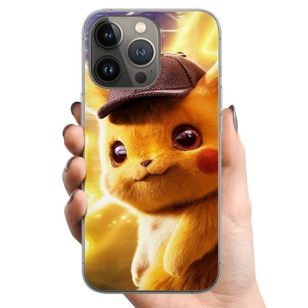 Apple iPhone 13 Pro TPU Matkapuhelimen kuori Etsivä Pikachu