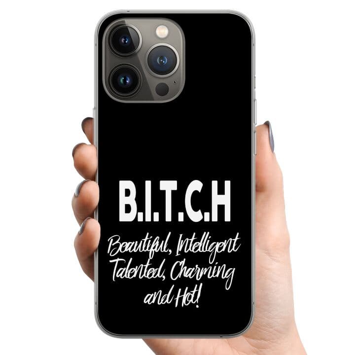 Apple iPhone 13 Pro TPU Mobilskal Text