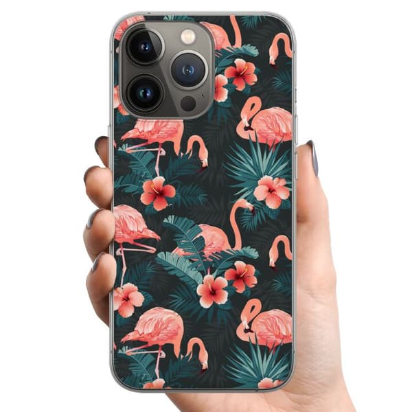Apple iPhone 13 Pro TPU Matkapuhelimen kuori Flamingo