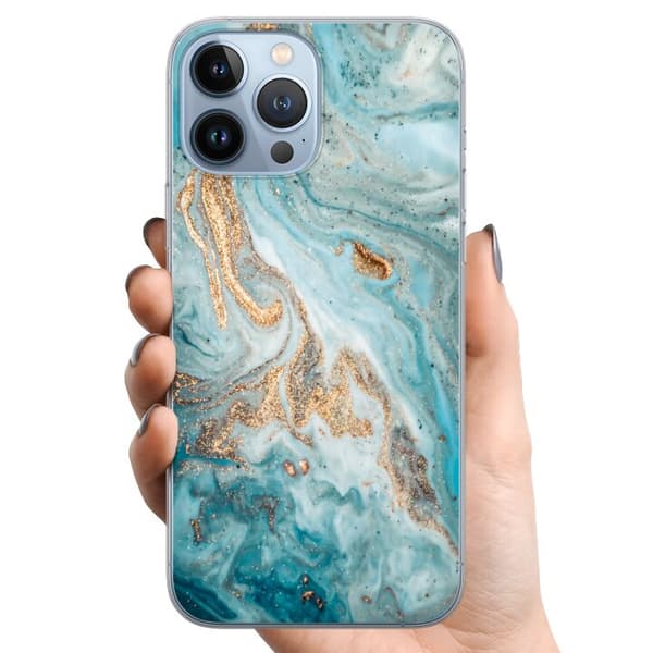 Apple iPhone 13 Pro Max TPU Mobilcover Magisk Marmor