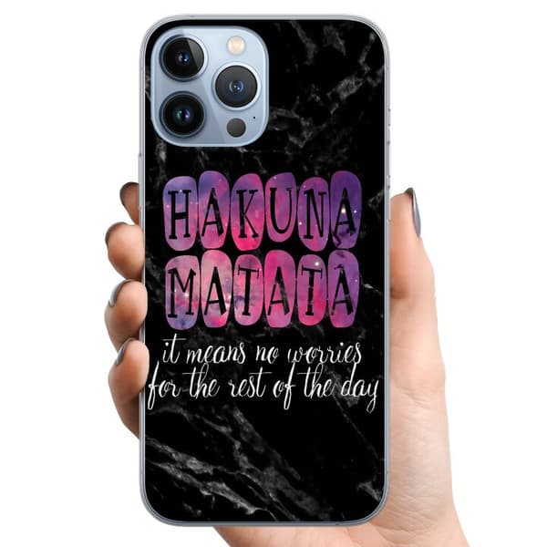 Apple iPhone 13 Pro Max TPU Mobilcover Hakuna Matata