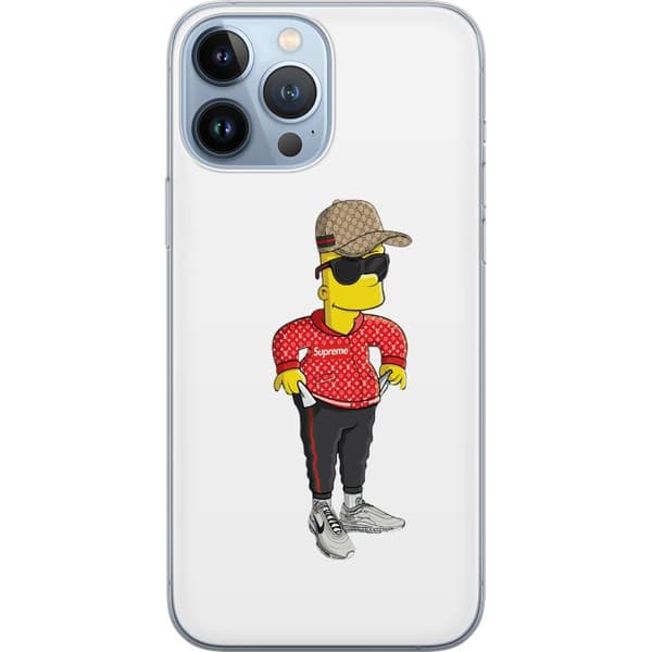 Apple iPhone 13 Pro Max Cover / Mobilcover - Bart Simpsons SUP