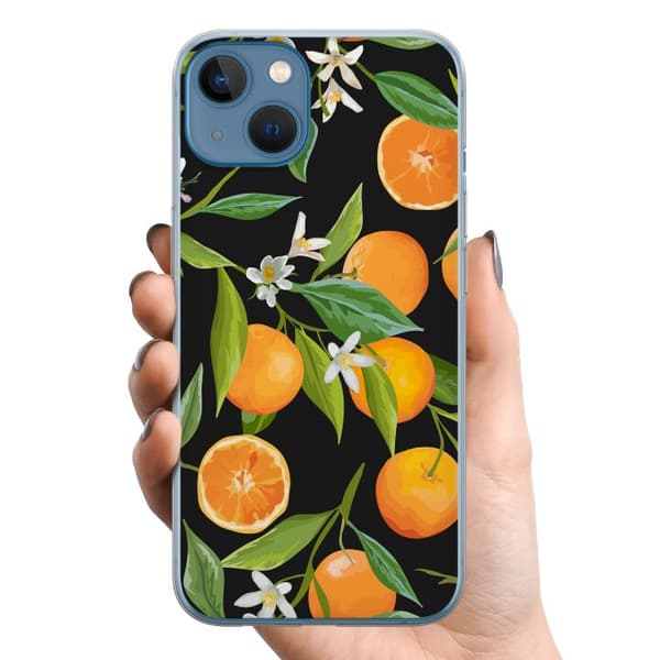 Apple iPhone 13 mini TPU Matkapuhelimen kuori Appelsiinimehu