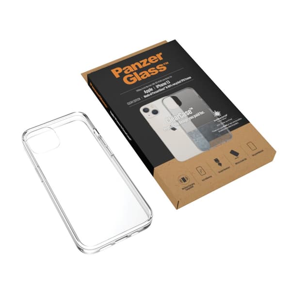 PanzerGlass iPhone 13 Deksel ClearCase Transparent Klar