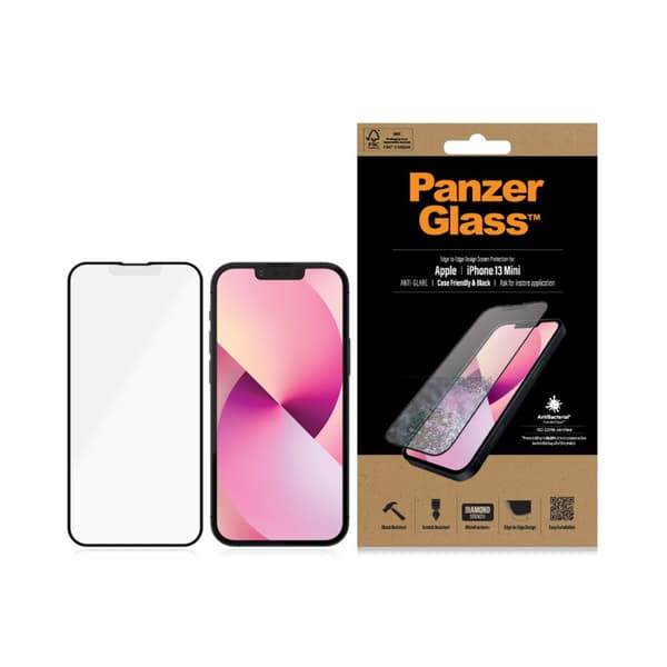 PanzerGlass iPhone 13 Mini Skærmbeskytter Edge-to-Edge Anti-Glare
