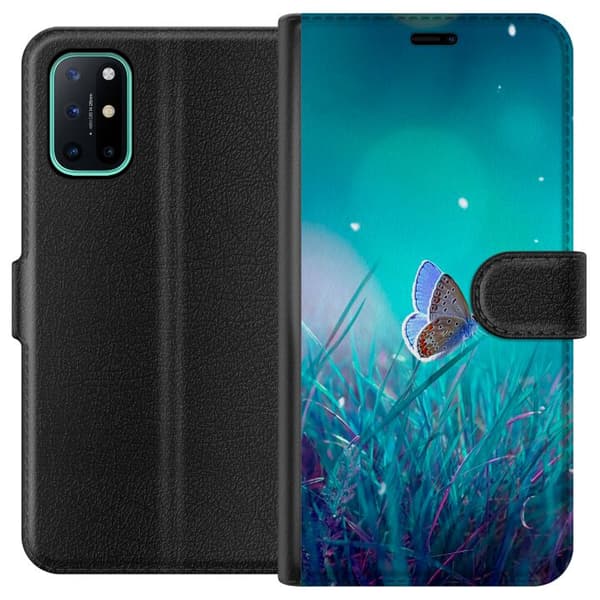 OnePlus 8T Tegnebogsetui Magisk Sommerfugl