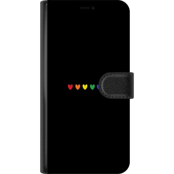 OnePlus 8T Tegnebogsetui Stolt Hjerter