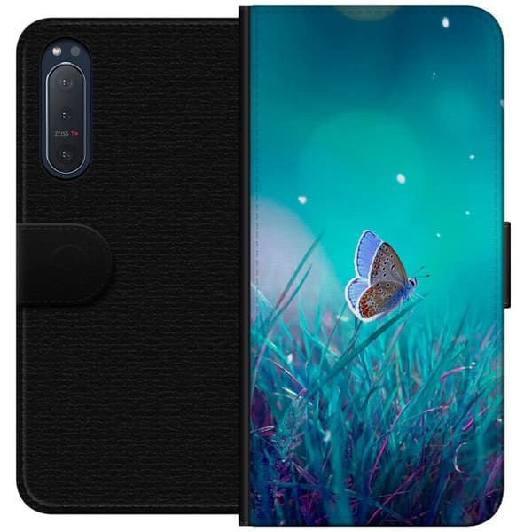 Sony Xperia 5 II Tegnebogsetui Magisk Sommerfugl