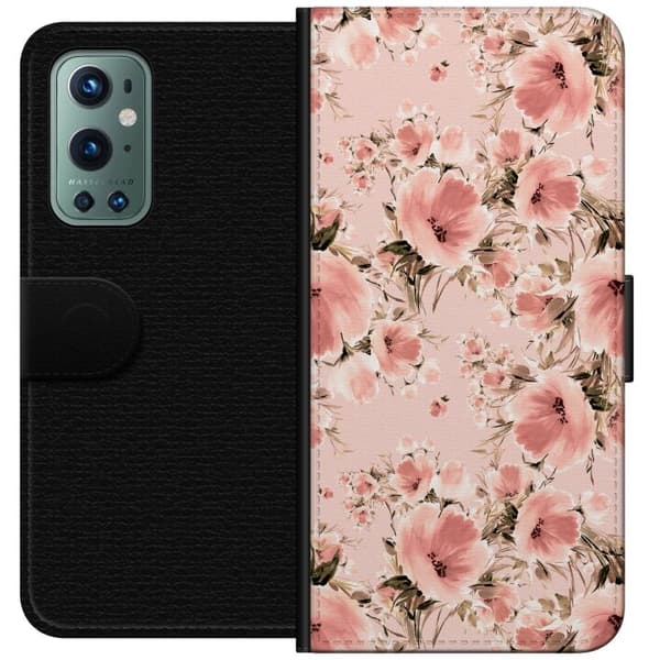OnePlus 9 Pro Tegnebogsetui Blomster