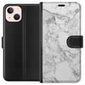 Miniatyrbilde 1 av 3: Apple iPhone 13 Lommeboketui Marmor Hvit