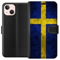 Miniatyrbillede 1 af 3: Apple iPhone 13 Tegnebogsetui Sverige Flag