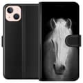 Miniatyrbillede 1 af 3: Apple iPhone 13 Tegnebogsetui Hvid Hest