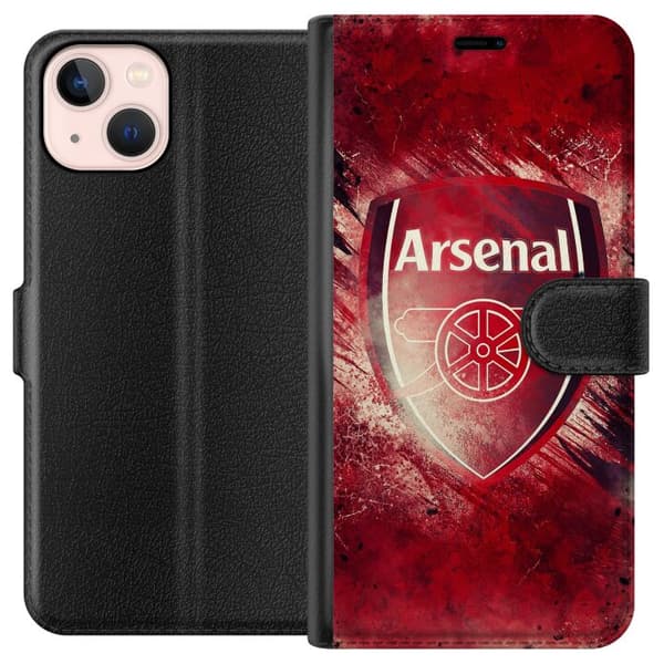 Apple iPhone 13 Tegnebogsetui Arsenal Fodbold