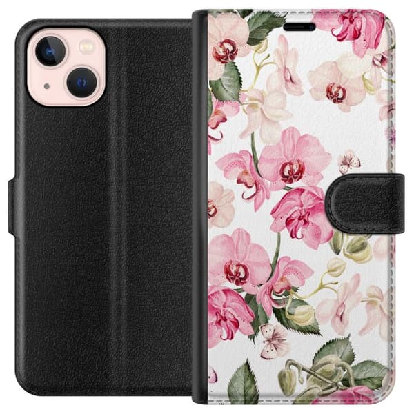 Apple iPhone 13 Lommeboketui Blomster
