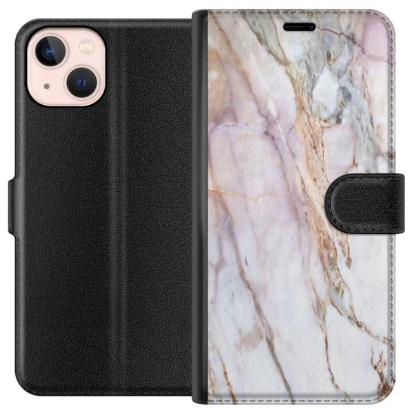 Apple iPhone 13 Lompakkokotelo Marmori