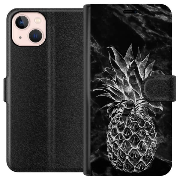 Apple iPhone 13 Plånboksfodral Ananas