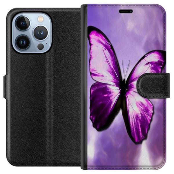 Apple iPhone 13 Pro Lommeboketui Sommerfugl