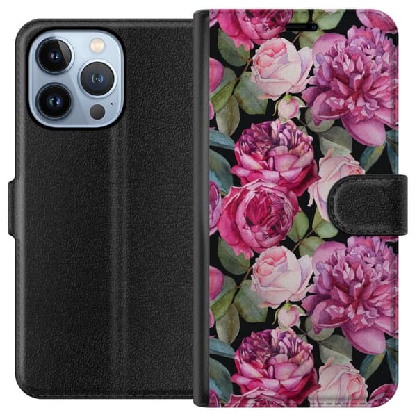 Apple iPhone 13 Pro Plånboksfodral Blommor