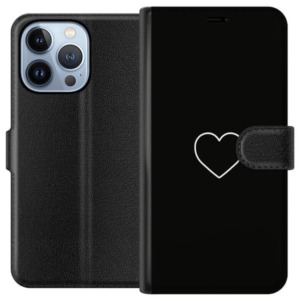 Apple iPhone 13 Pro Lommeboketui Hjerte