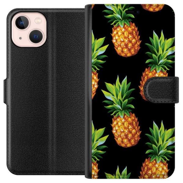 Apple iPhone 13 mini Tegnebogsetui Ananas