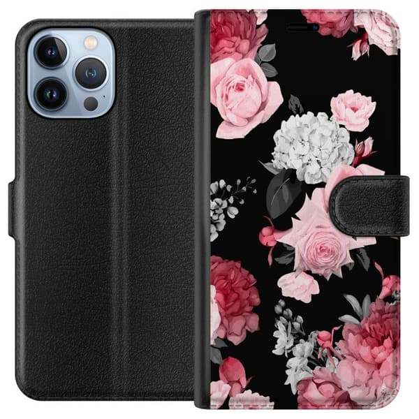 Apple iPhone 13 Pro Max Tegnebogsetui Floral Blomst