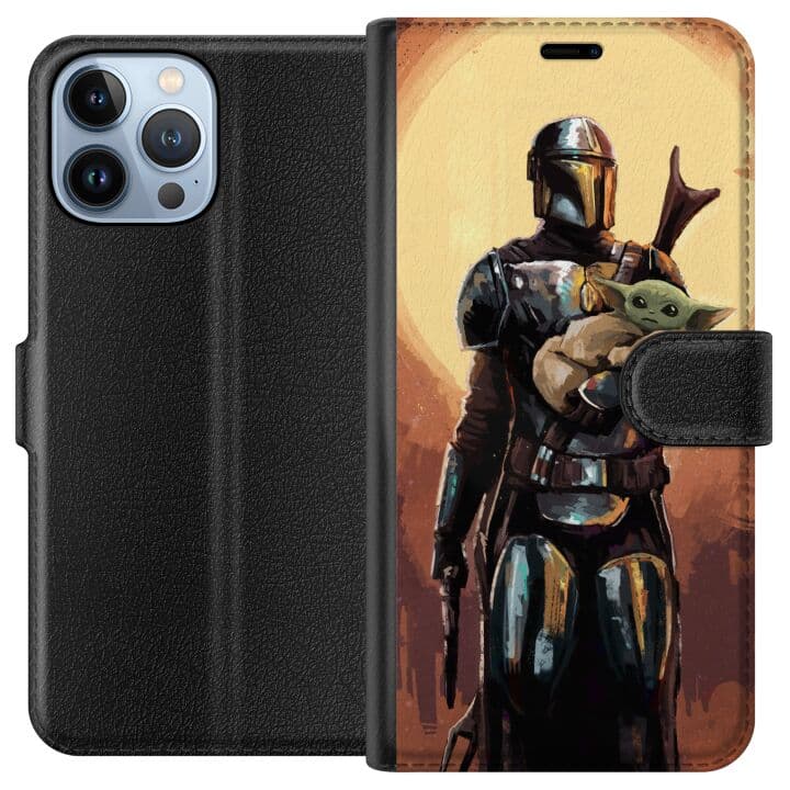 Apple iPhone 13 Pro Max Plånboksfodral Baby Yoda