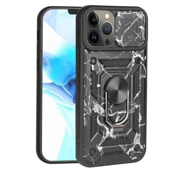 Camo deksel 3i1 Apple iPhone 13 Pro : Farge - Svart