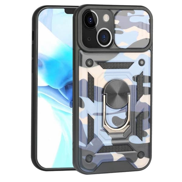 Camo deksel 3i1 Apple iPhone 13 : Farge - Blå
