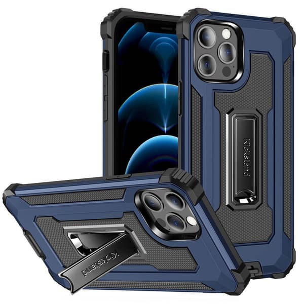 Jazz Stødsikker cover 2in1 Apple iPhone 13 Pro Max : farve - blå