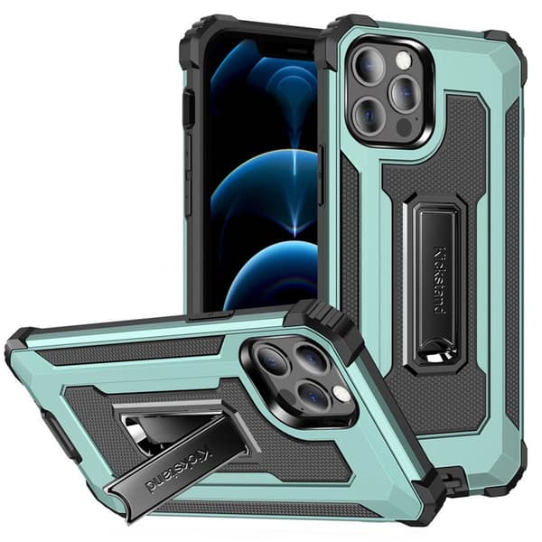 Jazz Stødsikker cover 2in1 Apple iPhone 13 Pro Max : farve - Mint