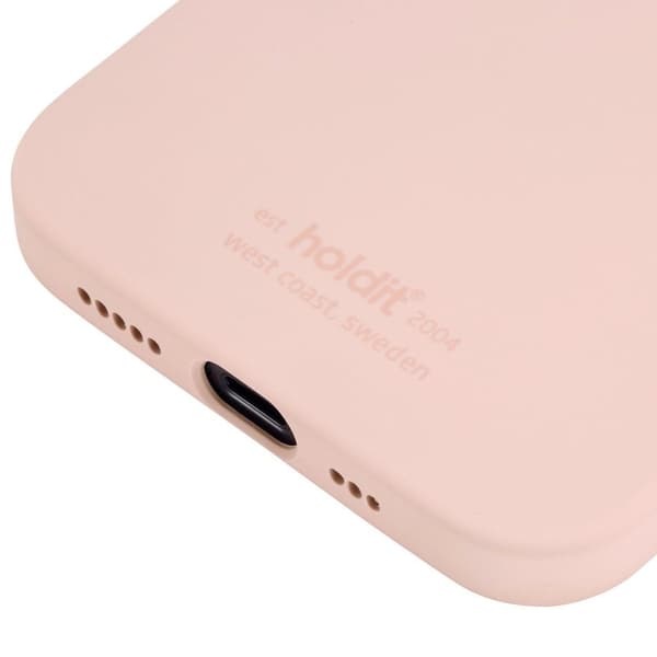 iPhone 12/12 Pro - holdit Mobilskal Silikon - Blush Pink
