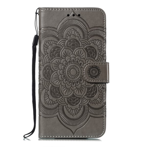 iPhone 7/8 Plus - Mandala Plånboksfodral - Grå