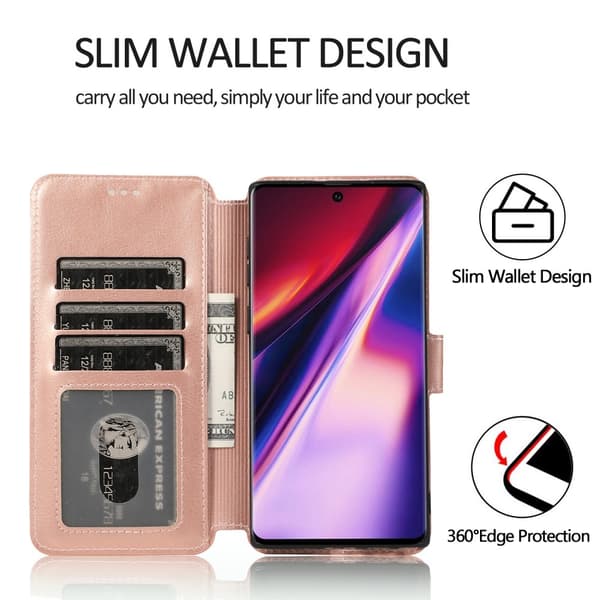 Samsung Galaxy Note 10 - Plånboksfodral - Roséguld