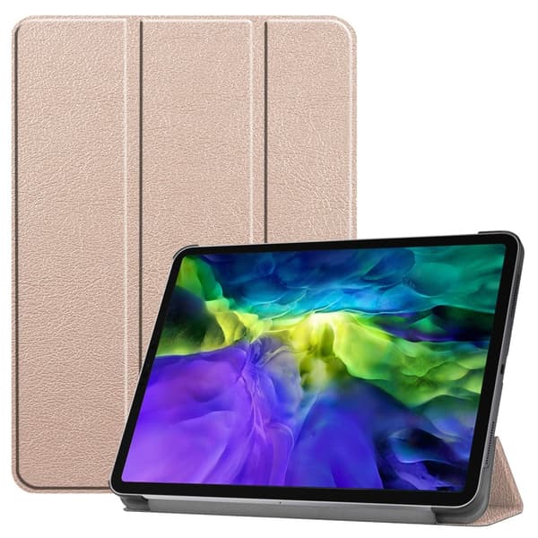 iPad Air 2025-2020 / Pro 11 Fodral Tri-Fold Roséguld