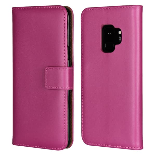 Samsung  Galaxy S9 - Plånboksfodral I Äkta Läder - Välj Färg!