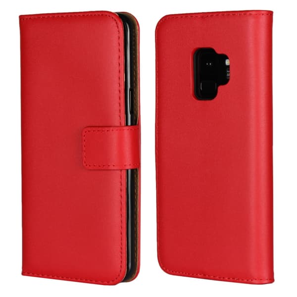 Samsung  Galaxy S9 - Plånboksfodral I Äkta Läder - Välj Färg!