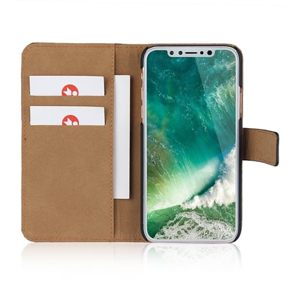 iPhone X/Xs - Fodral I Äkta Läder  - Välj Färg!