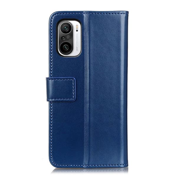 Xiaomi Mi 11i - Tri-Color Läder Fodral - Blå