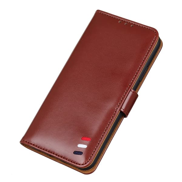 Xiaomi Mi 11i - Tri-Color Läder Fodral - Brun