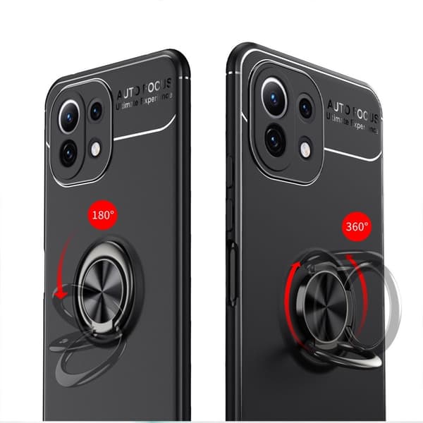 Xiaomi Mi 11 Lite - Ring Skal - Röd